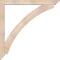 Ekena Millwork Thorton Traditional Smooth Bracket w/ Offset Brace, Douglas Fir, 5 1/2"W x 48"D x 48"H BKT0604X48X48THR01SDF - alternate 3